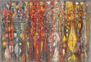 Contemporary art exhibition, Richard Pousette-Dart, 1950s: Spirit and Substance at Pace Gallery, 510 West 25th Street, New York, USA