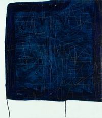 Marked (Cerulean) by Marie Le Lievre contemporary artwork painting