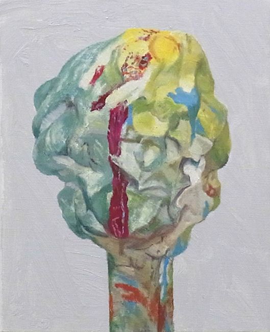 Yellow head by Masaya Chiba contemporary artwork