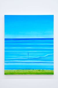 Blue Horizon by Eunju Kim contemporary artwork painting