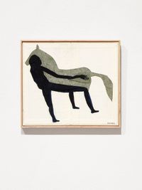 Figure and Horse by Alexandra Duprez contemporary artwork works on paper, drawing