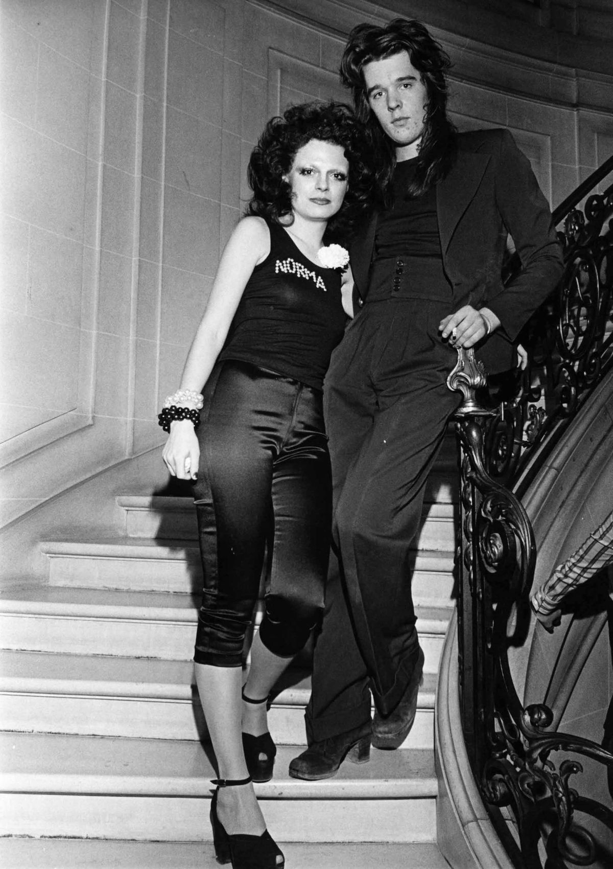 Norma Kamali and John Warner, c. 1970s by Bill Cunningham