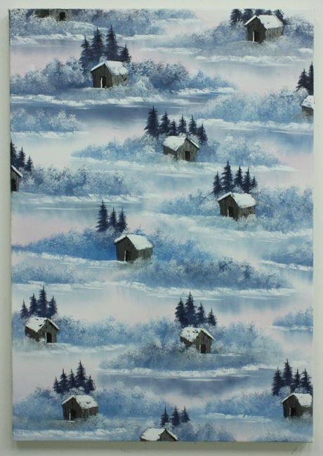 Mountain Cabin (Cool as ice) by Neil Raitt contemporary artwork