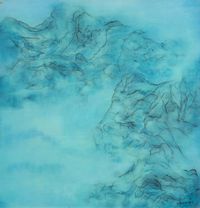 Blue Stream After Nightall II by Wang Shaoqiang contemporary artwork painting, works on paper, drawing