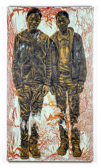 Malik and Marquis by Alfred Conteh contemporary artwork