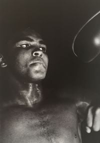 Ali training in Johnny Coulon's gym, Chicago by Thomas Hoepker contemporary artwork photography