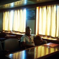 Rapaz no barco em Cabo Verde by Mauro Restiffe contemporary artwork photography
