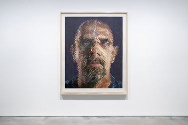 Exhibition view: Chuck Close, Pace Gallery, Hong Kong (10 January–14 March 2020). © Chuck Close. Courtesy Pace Gallery.