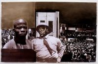 Stand Accused by Sam Nhlengethwa contemporary artwork works on paper