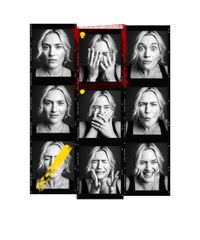 Kate Winslet Contact Sheet by Andy Gotts contemporary artwork photography, print