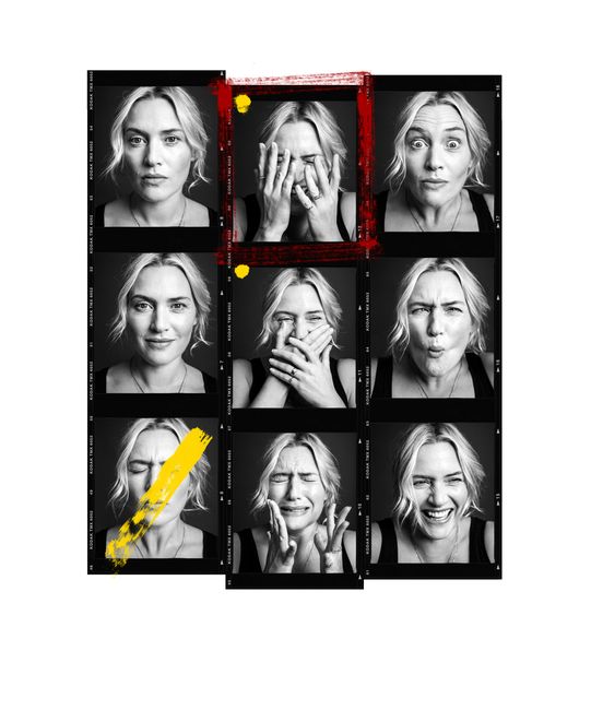 Kate Winslet Contact Sheet by Andy Gotts contemporary artwork