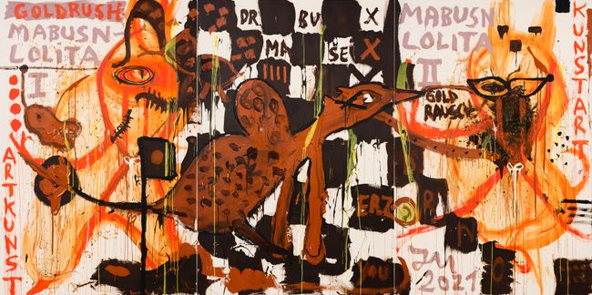 DEIN BIEST SCHNEIT: RADIKALARMÉ! by Jonathan Meese contemporary artwork
