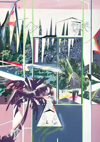 The Garden of Yalta I by Emilie Duval contemporary artwork painting, works on paper