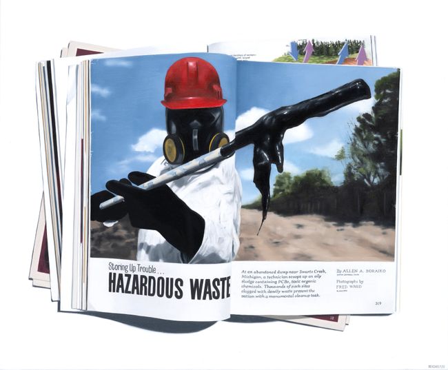 Hazardous Waste by Victoria Reichelt contemporary artwork