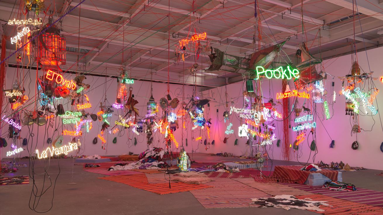 Jason Rhoades, 'Tijuanatanjierchandelier' at David Zwirner, New