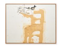 Untitled by Antoni Tàpies contemporary artwork painting, mixed media