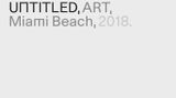 Contemporary art art fair, Untitled Art, Miami Beach 2018 at Jane Lombard Gallery, New York, USA