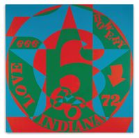 Decade Autoportrait 1966 by Robert Indiana contemporary artwork painting