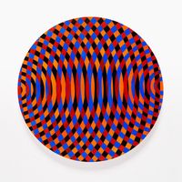 Circular sonic fragment no. 3 by John Aslanidis contemporary artwork painting, works on paper