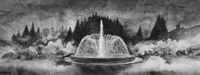 The Fountain (2) by Hans Op de Beeck contemporary artwork painting, works on paper