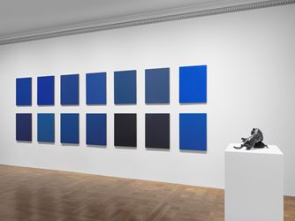 Exhibition view: Sherrie Levine, After Reinhardt, David Zwirner, 69th Street, New York (28 February–20 April 2019). Courtesy David Zwirner.
