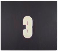 Numbers (Three) by Luc Tuymans contemporary artwork painting, works on paper