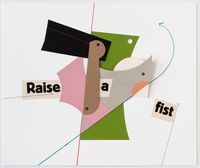 Raise a fist by Mateo López contemporary artwork works on paper