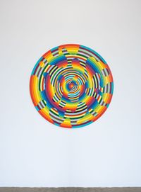 Circular Refraction by Jen Stark contemporary artwork painting, sculpture