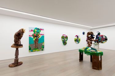 Exhibition view: Trevon Latin, Trinket Eater, Perrotin, New York (17 June–13 August 2021). Courtesy the artist and Perrotin. Photo: Guillaume Ziccarelli.