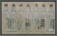 Seven Bottles of Erguotou by Zheng Yunhan contemporary artwork painting