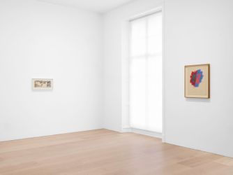 Exhibition view: Josef Albers, Paintings Titled Variants, David Zwirner, London (28 February–27 May 2023). Courtesy David Zwirner.  