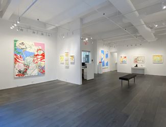 Exhibition view: Knox Martin, Garden of Time, Hollis Taggart, New York (6 January–5 February 2022). Courtesy Hollis Taggart. 