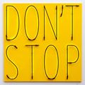 Don't Stop 2 (Yellow/Yellow/Black) by Deborah Kass contemporary artwork 1