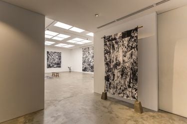 Exhibition view: Patricia Perez Eustaquio, Hoarding Fossils in Blankets, SILVERLENS, Manilla (1 August–12 September 2020). Courtesy SILVERLENS.         