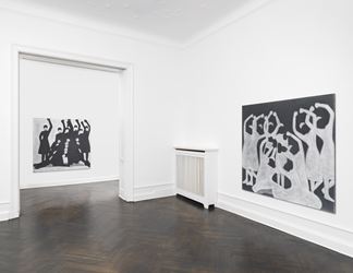Exhibition view: Silke Otto-Knapp, What are the directions on a map?, Galerie Buchholz, Berlin (14 February–1 April 2020). Courtesy Galerie Buchholz Berlin/Cologne/New York.