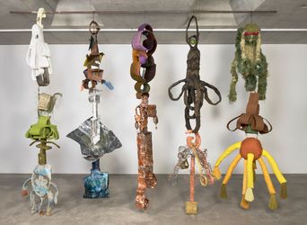 Tamara Henderson, The Canberran Characters (2020-2021). Various materials. Dimensions variable. Courtesy the artist and Rodeo, London/Piraeus.Image from:6 Shows in London to Look Forward to This AutumnRead Advisory PerspectiveFollow ArtistEnquire