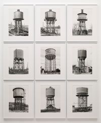 Water Towers by Bernd & Hilla Becher contemporary artwork photography