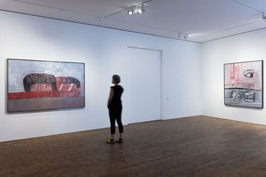 Exhibition view: Philip Guston, A Painter's Forms, 1950 – 1979, Hauser & Wirth, Hong Kong (29 May–25 August 2018). Courtesy Hauser & Wirth.