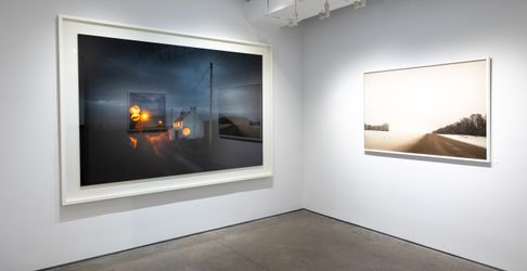 Exhibition view: Todd Hido, The End Sends Advance Warning, Bruce Silverstein, New York (2 November 2023–14 January 2024). Courtesy Bruce Silverstein.