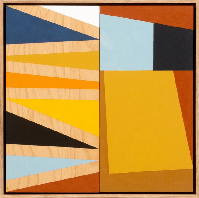 Diagonal cuts by Louise Tuckwell contemporary artwork