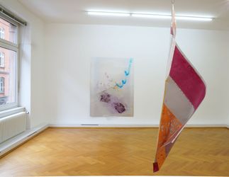 Exhibition view: Myriam Holme, glanz, kartografiert, Bernhard Knaus Fine Art, Frankfurt (3 September–6 November 2021). Courtesy Bernhard Knaus Fine Art. 
