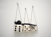 3 dés ensembles (3 dice together) by Annette Messager contemporary artwork 3