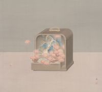 The Peach Garden Box by Zhang Xiaoli contemporary artwork painting
