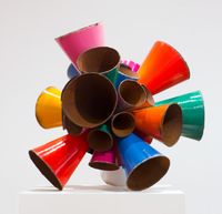Polychrome Pipe Burst by James Angus contemporary artwork sculpture