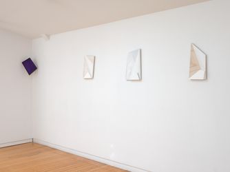 Exhibition view: James Ross, Constructed Forms - After Mondrian, Two Rooms, Auckland (27 November–23 December 2020). Courtesy Two Rooms, Auckland.