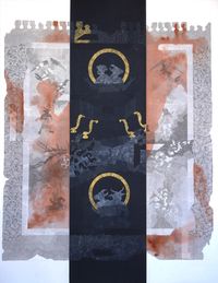 Hierarchy of sinful love by Ali Gillani contemporary artwork painting, works on paper, mixed media
