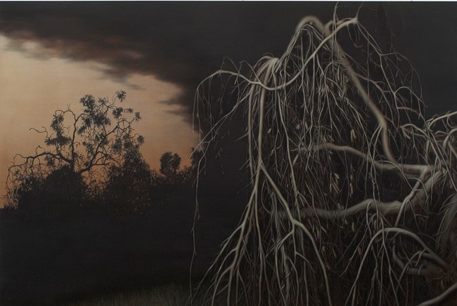 Yarra Bend (dusk) by Andrew Browne contemporary artwork