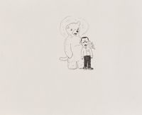 Getting Played by A Bear by Song Ta contemporary artwork works on paper, drawing