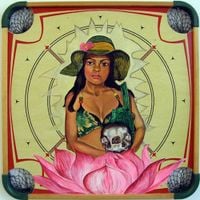 Zeenat by Chitra Ganesh contemporary artwork painting