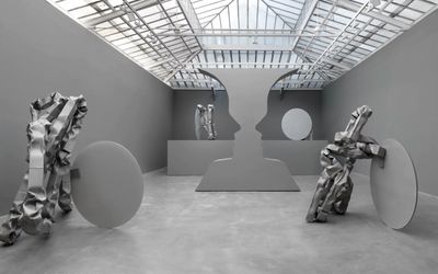 Contemporary art exhibition, Carol Bove, Vase/Face at David Zwirner, Paris, France